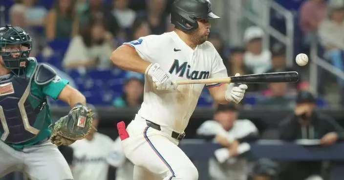 Jakob Marsee hits deep game-ending single in 10th to give Marlins 6-5 win over Mariners