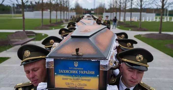 Ukraine buries its unknown soldiers as families wait for identification