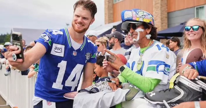 Sam Darnold uninterested in narratives about him, but ready to help Seahawks defend Super Bowl crown