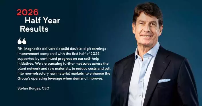 RHI Magnesita 2026 Half Year Results: Consistent Self-help Delivery and Strong Steel Business Performance Delivers 42% Adj. EBITA Growth on Constant Currency Basis