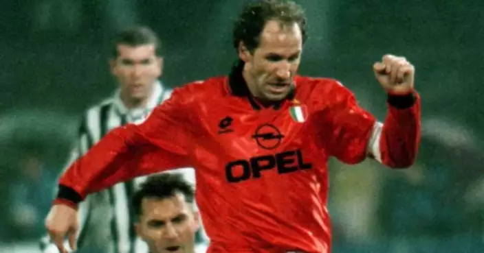 Former AC Milan captain Franco Baresi, one of Italy's most acclaimed defenders, dies at 66