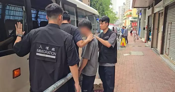 Hong Kong Immigration Department Arrests 25 Illegal Workers in Recent Operations