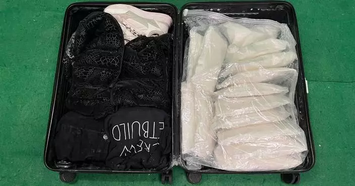 Hong Kong Customs Seizes 14kg of Ketamine from British Passenger at Airport, Arresting 22-Year-Old Man.