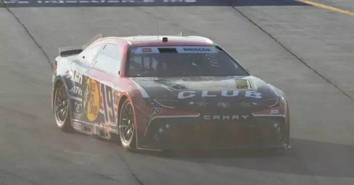 Briscoe holds off Bell in NASCAR’s return to Chicagoland Speedway