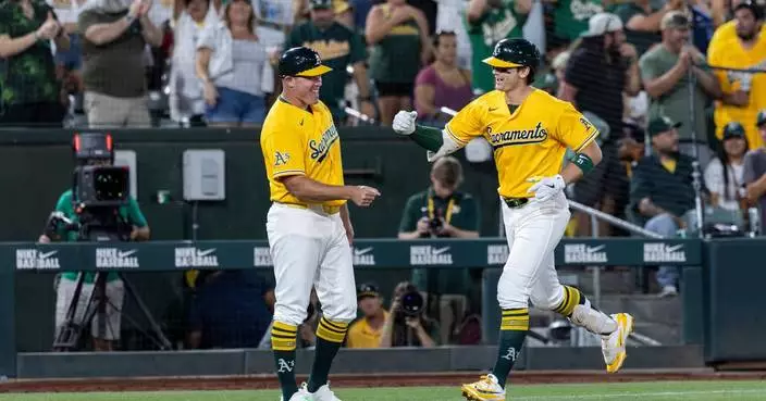 A's rebound and rout Nationals 15-1 to stop 10-game skid as Ginn takes no-hitter into 7th inning