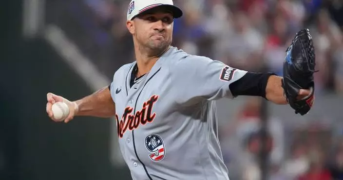 Greene homers in 1st inning and 3 Tigers pitchers combine on three-hit shutout win over Rangers
