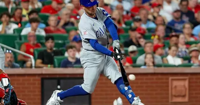 Bregman breaks out of slump with a HR, 2 doubles as the Cubs beat the Cardinals 7-3