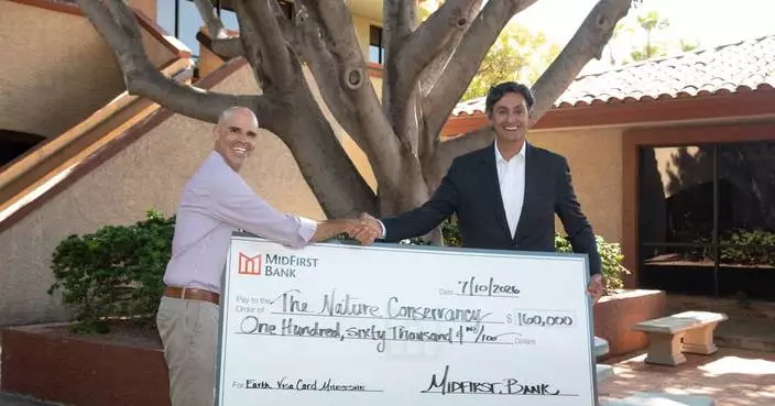 MidFirst Bank and The Nature Conservancy Celebrate $160,000 Milestone for Sustainability and Conservation Efforts
