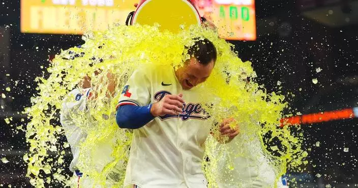 Wyatt Langford wins game in 9th in return from IL as Rangers beat Angels after blowing 5-run lead