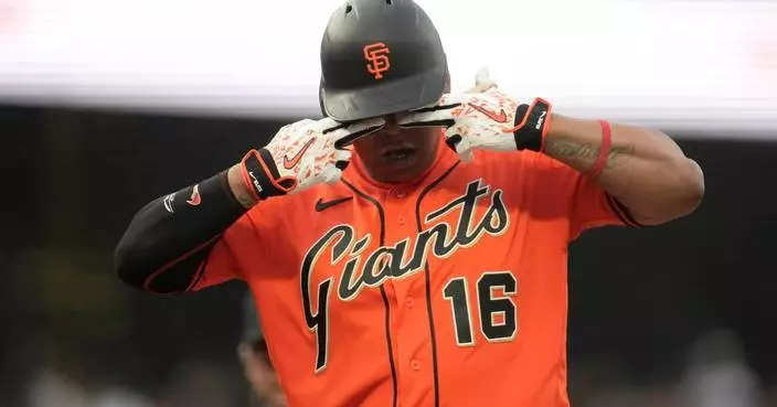 Karros' 2-run single in the ninth helps Rockies rally past Giants 4-3
