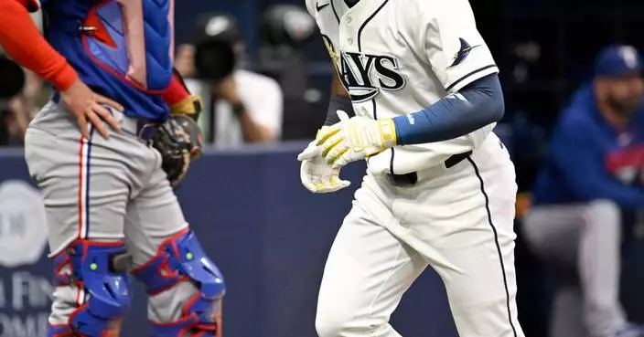 Cedric Mullins homer in the eighth inning, lifting Rays over the Rangers 3-2