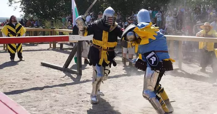 With swords, axes and shields, fighters go head-to-head in medieval combat world championship
