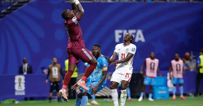 Congo goalkeeper Lionel Mpasi nearly leads his team to a shocking upset of England at the World Cup