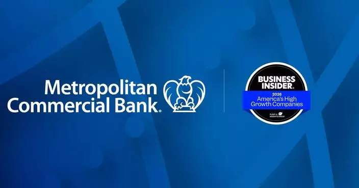 Metropolitan Commercial Bank Recognized Among America’s High Growth Companies 2026