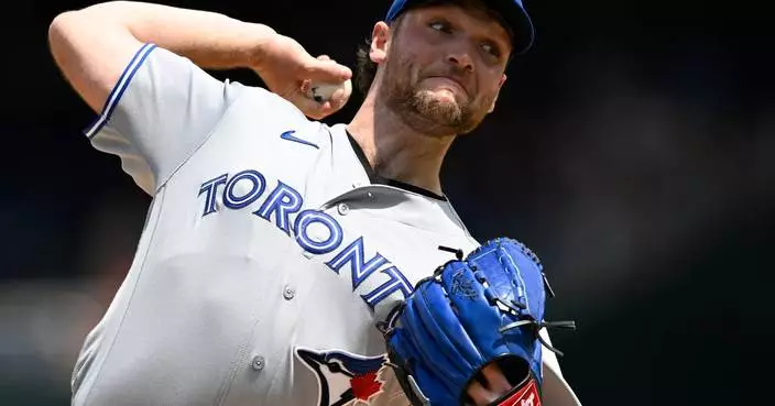 Yesavage throws 6 2/3 innings, Okamoto has three hits in Blue Jays' 5-2 win over Nationals