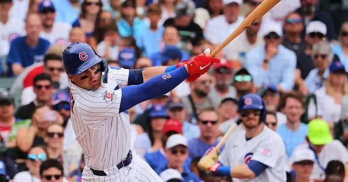 Cubs beat the Cardinals 6-4, scoring 4 runs in the sixth to avoid a series sweep