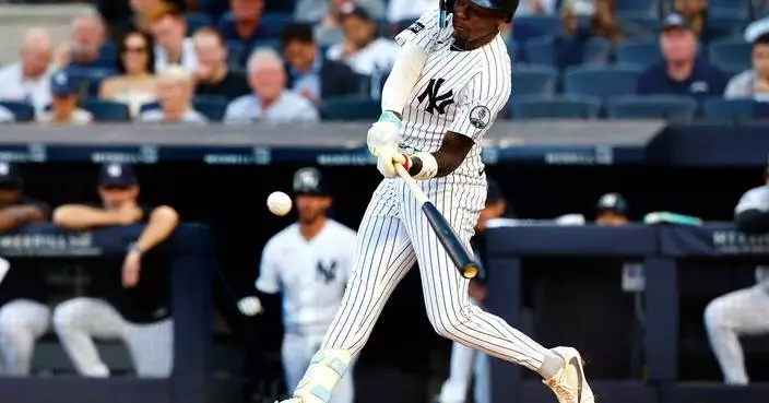 Jazz Chisholm Jr. homers twice and drives in 5 as Yankees sink Pirates 8-5 after benches clear