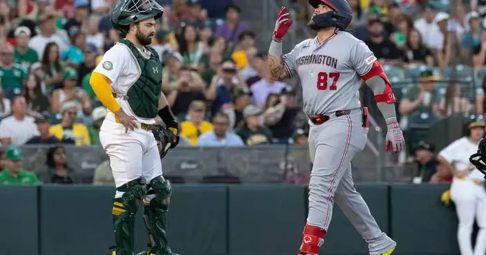 Andrés Chaparro racks up 8 RBIs as Nationals hand A's their 10th straight loss with 23-4 rout