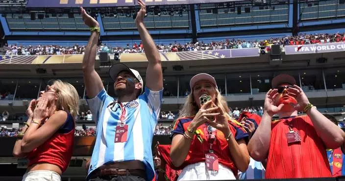They sing, they stomp, they dance. World Cup fans from Argentina, Spain spent cash at the final