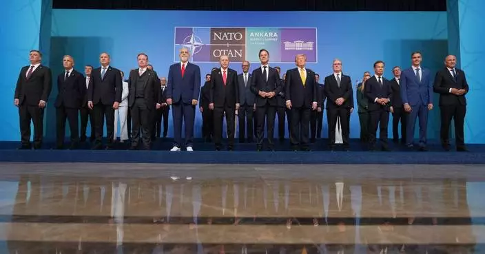 NATO leaders came to Turkey to discuss security. Erdogan gave them each an engraved revolver