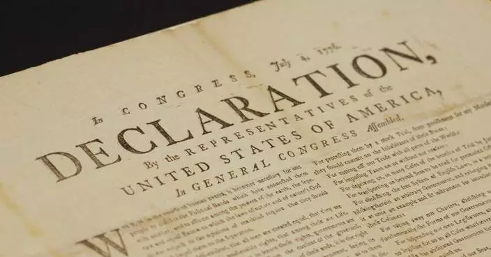 Rare copy of Declaration of Independence found by UK National Archives in papers of captured US ship