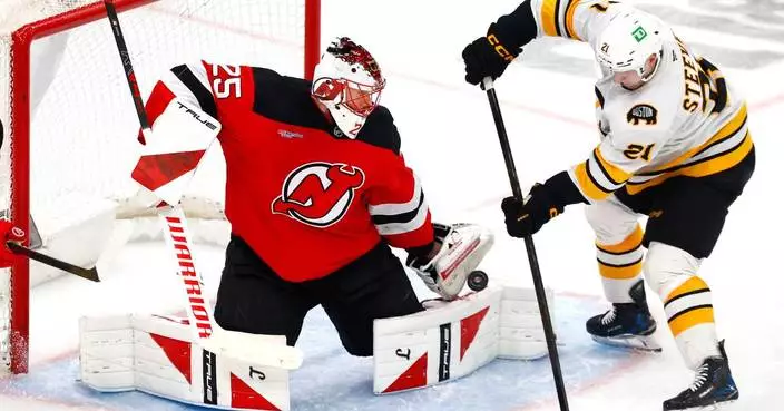 Florida Panthers acquire goaltender Jacob Markstrom in a trade with the Devils
