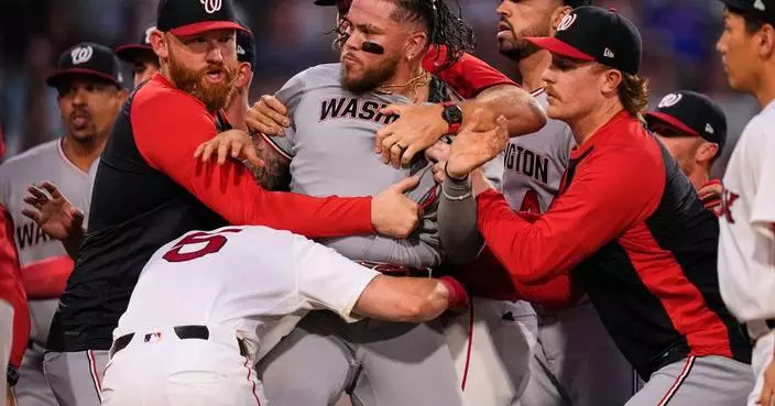 Red Sox 1B Willson Contreras tossed for a 2nd straight game as benches clear against Nationals