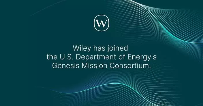 Wiley Joins U.S. Department of Energy's Genesis Mission Consortium to Advance AI-Powered Scientific Discovery