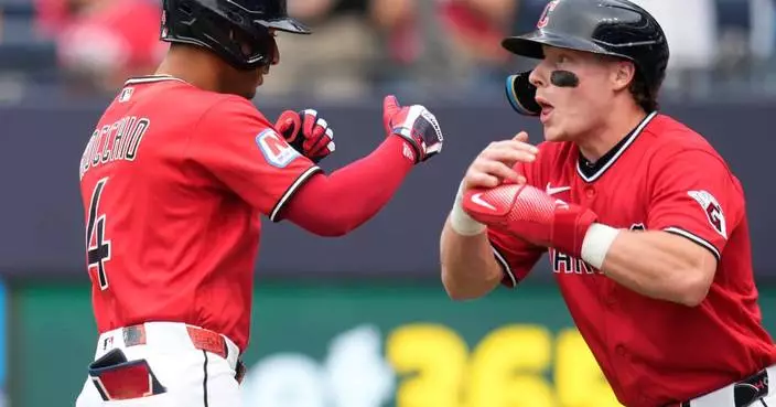 Halpin and Hoskins hit 2 homers each and Guardians hit 7 longballs in 13-4 win over Twins