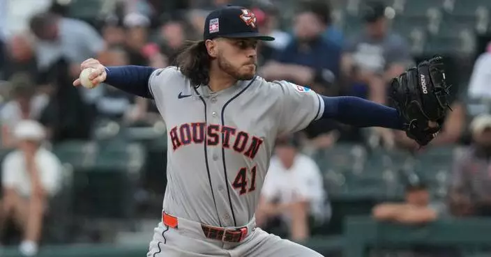 Astros' Spencer Arrighetti leaves start against White Sox in second inning