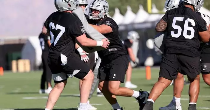 Raiders hope Linderbaum's addition and Miller's return to health boost ailing offensive line