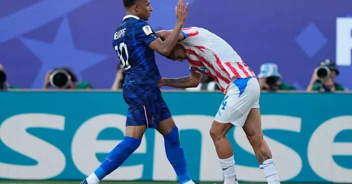 Paraguay gets physical in a heated World Cup loss to France in steamy Philadelphia