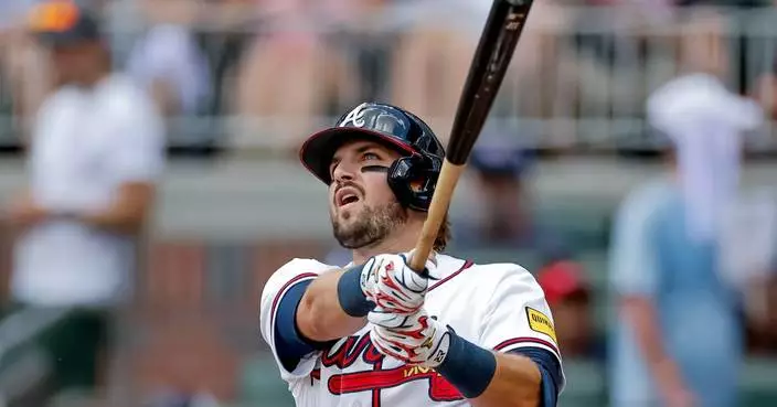 Baldwin has career-high 5 hits, including 2 homers, Riley adds 2 homers as Braves top Rangers 8-5