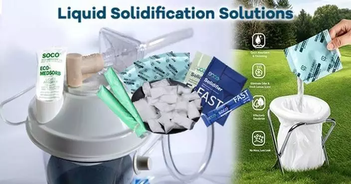SOCO® Launches Small-Pack Solidification Solutions for Healthcare and Emergency Sanitation Applications