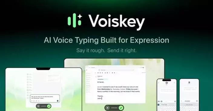 Voiskey Officially Launches: The First AI Voice Typing App Focused on Expression Intelligence