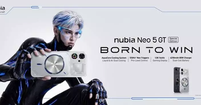 nubia Neo 5 GT Special Edition Debuts with the First and Only Liquid and Air Dual Active Cooling System in Its Class