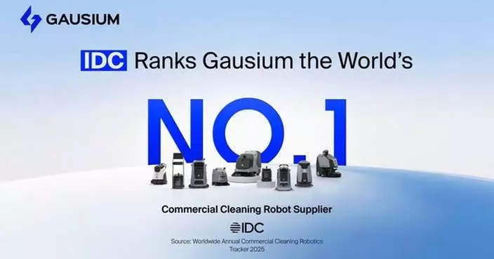 Gausium Ranked World's No.1 Commercial Cleaning Robot Supplier by IDC, Shifting From Flagship Wins to Scalable Growth