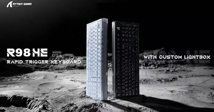 ATTACK SHARK Launches R98 HE, Redefining Hall-Effect Magnetic Switch Keyboard Experience with Industry-leading Design