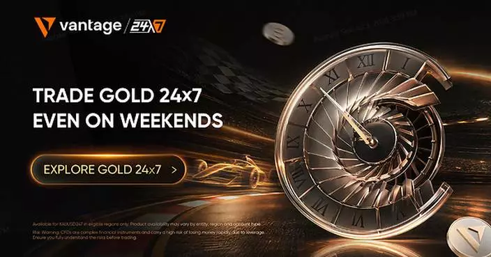 Vantage Introduces 24/7 Gold CFD Trading with XAUUSD247