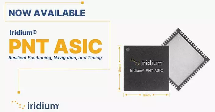 Iridium Announces Commercial Availability of Iridium PNT ASIC, Bringing Resilient GNSS Protection to Devices Worldwide