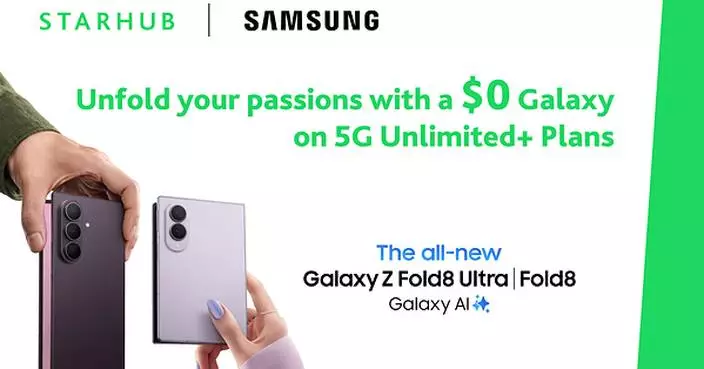 Unfold Your Passions with a $0 Galaxy on StarHub 5G Unlimited+ Plans