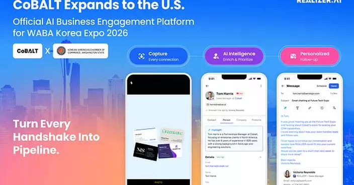 CoBALT Expands to U.S. Market with AI Business Engagement Platform REALIZER