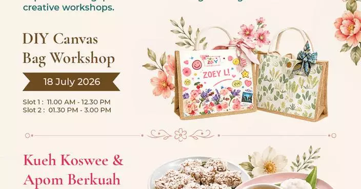 Discover Singapore's Creative & Culinary Heritage in Chinatown Singapore with Family-Friendly Weekend Workshops