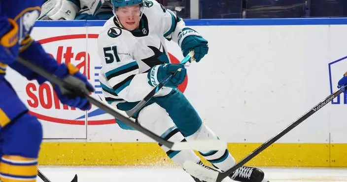 The Sharks re-sign F Collin Graf to a 3-year, $12.75M contract