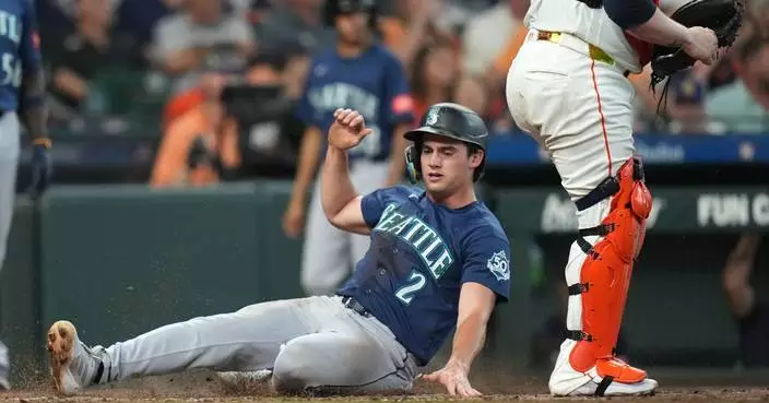 Cole Young powers the Mariners past the Astros 10-5 with a homer and 4 RBIs