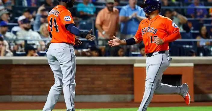 Varsho backs Brown in the Astros' 3-1 victory over the Mets