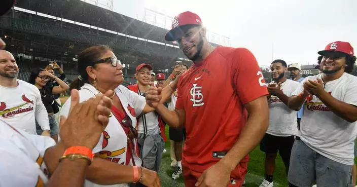 Joshua Báez of the Cardinals hits 3 homers in his first 3 at-bats in a historic major league debut