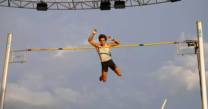 Mondo Duplantis relishes win at lakeside pole vault event and just misses world record