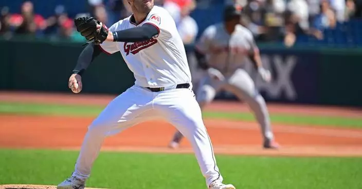 Gavin Williams strikes out 11 as Guardians beat Giants 5-2