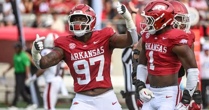 Arkansas' Quincy Rhodes Jr. heads AP list of quality players at teams expected to struggle